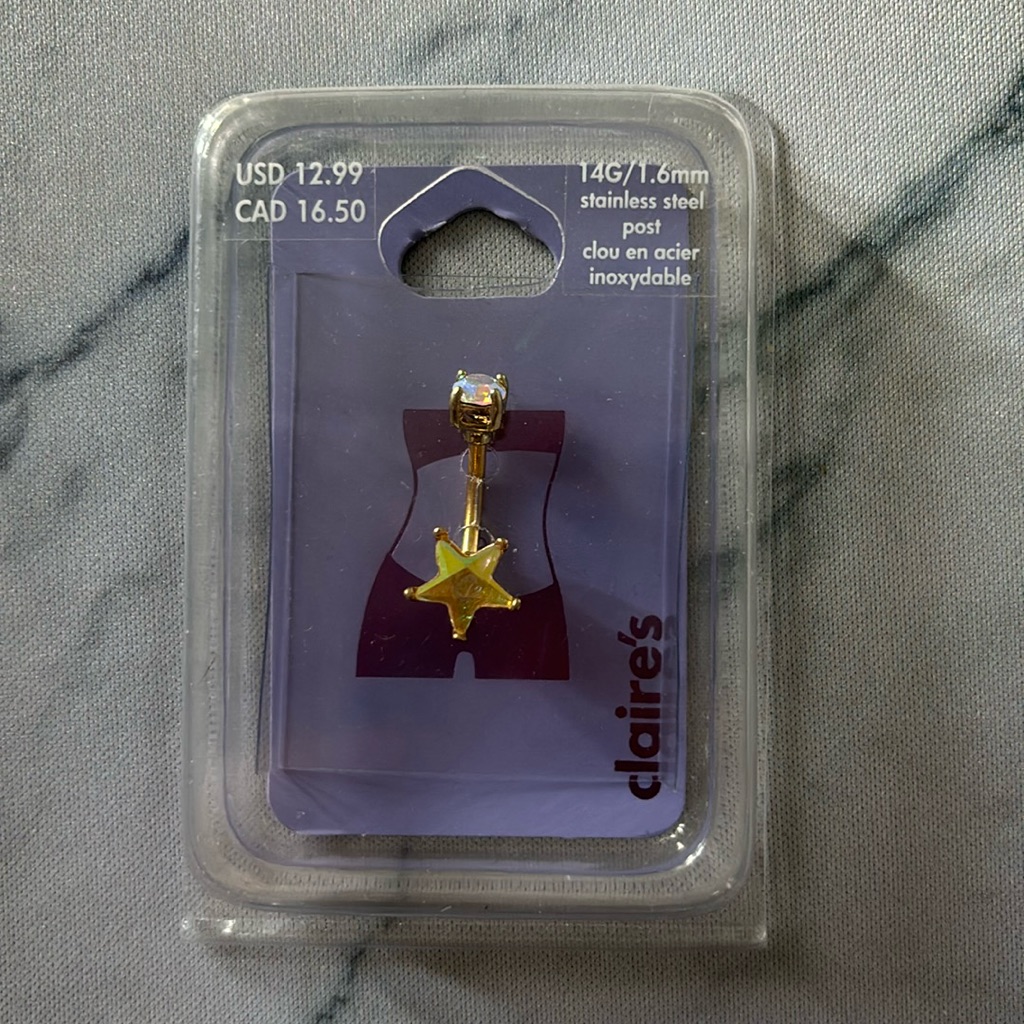 Belly Button Ring Star